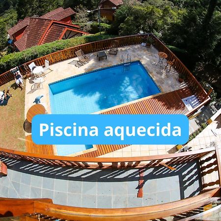 Chale Belga Em Condominio - 1,2 Km Do Centro Turistico Capivari Campos do Jordão Extérieur photo